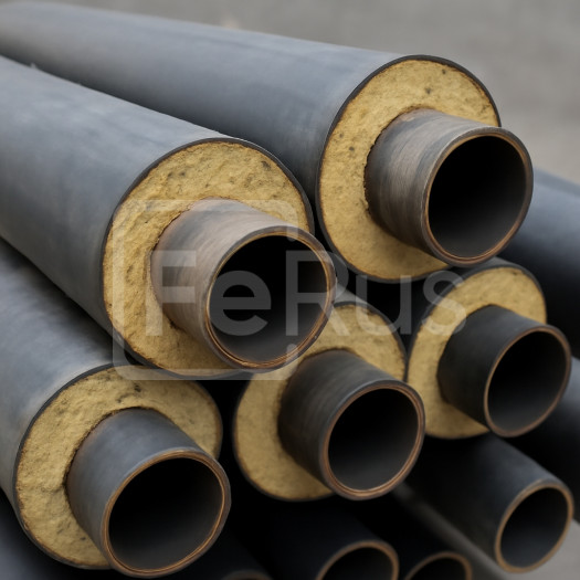 Труба бесшовная в базальтовой изоляции 32х3 мм 09Г2С ГОСТ 8732-78